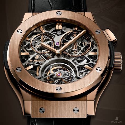 hublot classic fusion skeleton tourbillon king gold 45mm|hublot classic fusion black magic chronograph.